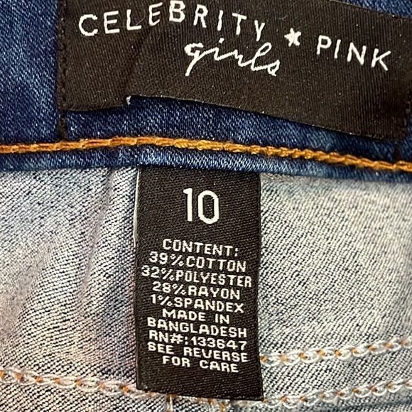 Celebrity Pink Girls Skinny Mid-rise Jeans - Picture 8 of 8